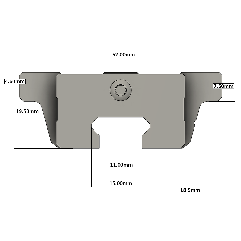 LSD30BK-HN-H-B-M6 AIRTAC LOW PROFILE RAIL BEARING<br>LSD 30MM SERIES, HIGH ACCURACY WITH LIGHT PRELOAD (B), SQUARE MOUNT - NORMAL BODY