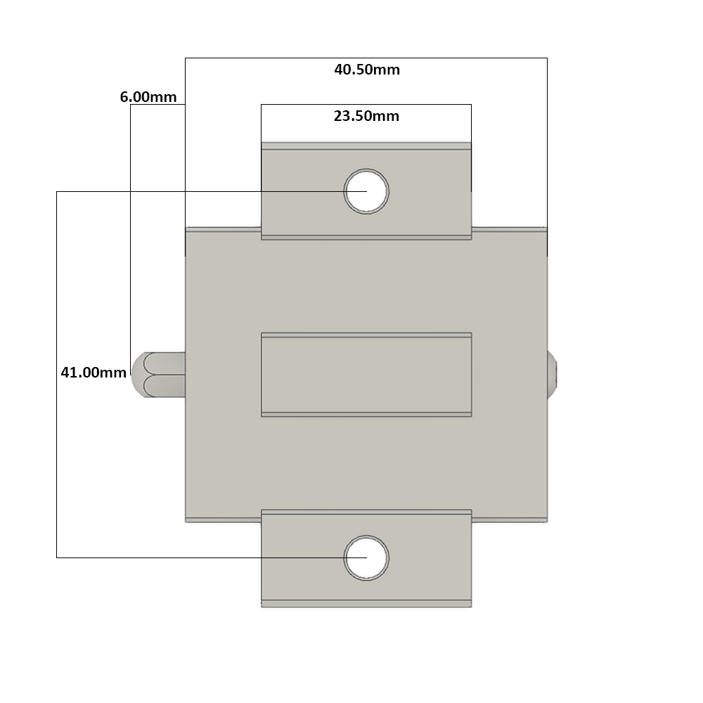 LSD30BK-HN-H-B-M6 AIRTAC LOW PROFILE RAIL BEARING<br>LSD 30MM SERIES, HIGH ACCURACY WITH LIGHT PRELOAD (B), SQUARE MOUNT - NORMAL BODY