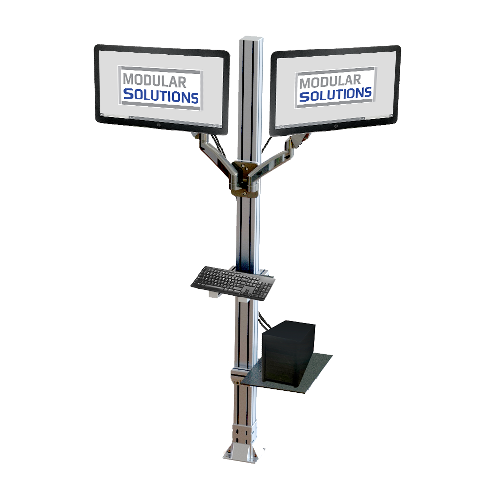 MONITOR STAND MODULAR SOLUTION COMPUTER AND MONITOR STAND DESIGN