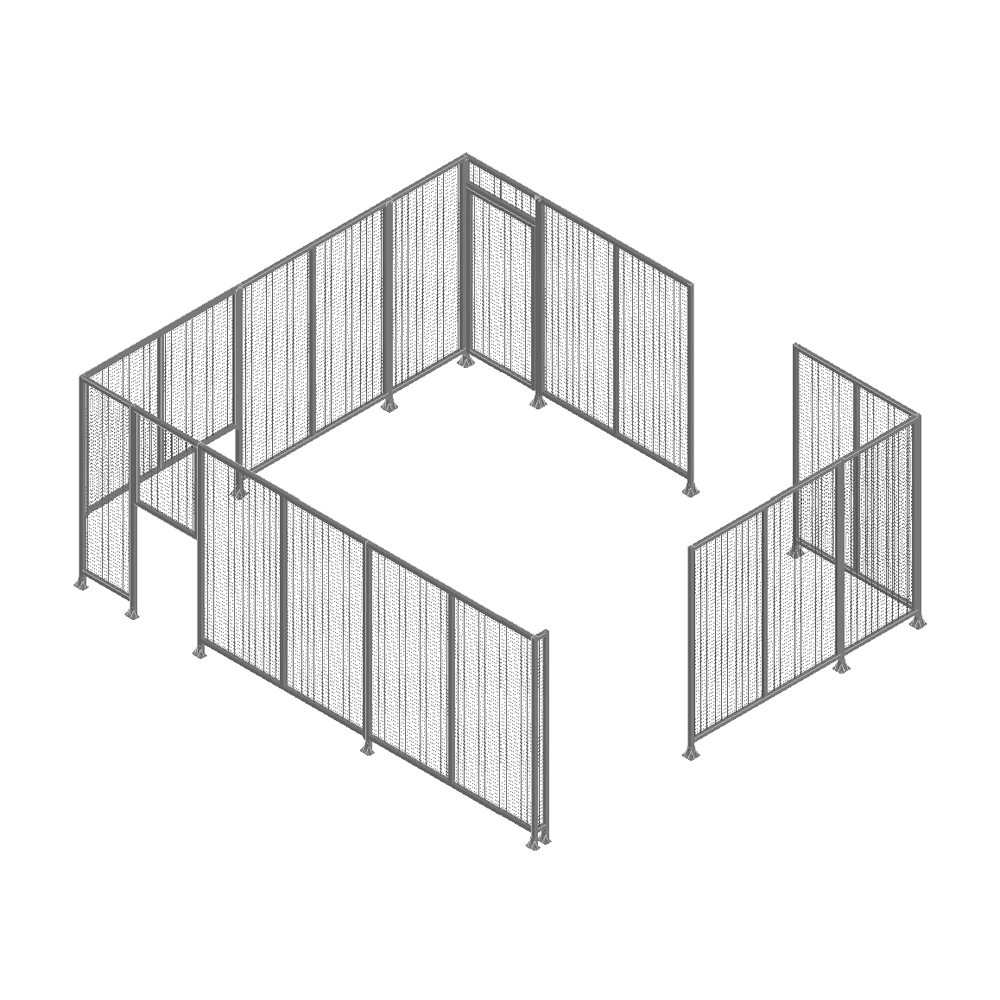 CONVEYOR FENCING 10422 MODULAR SOLUTION CONVEYOR FENCING (10422)