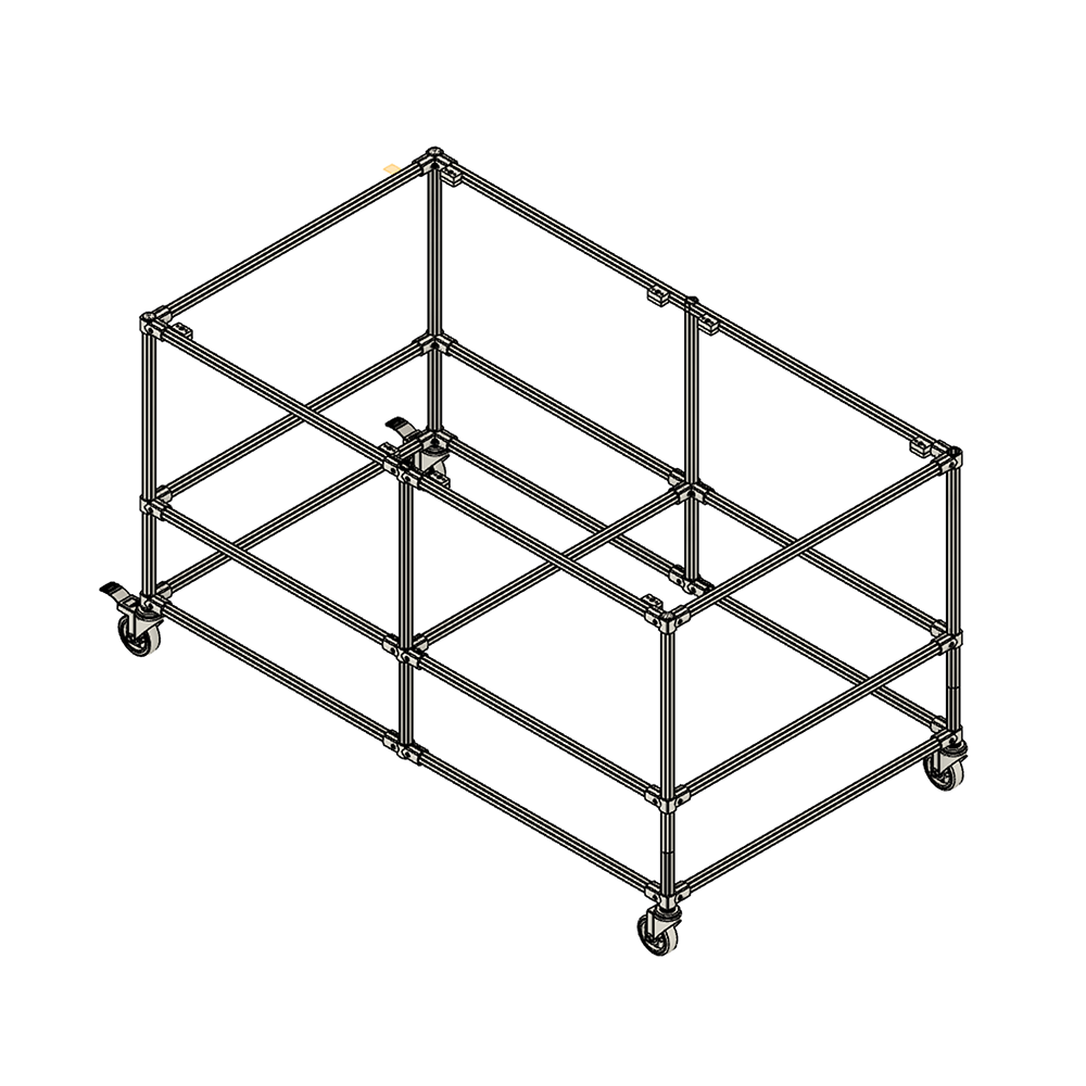 D28 FLOW CART MODULAR SOLUTION D28 LEAN TUBE FLOW CART