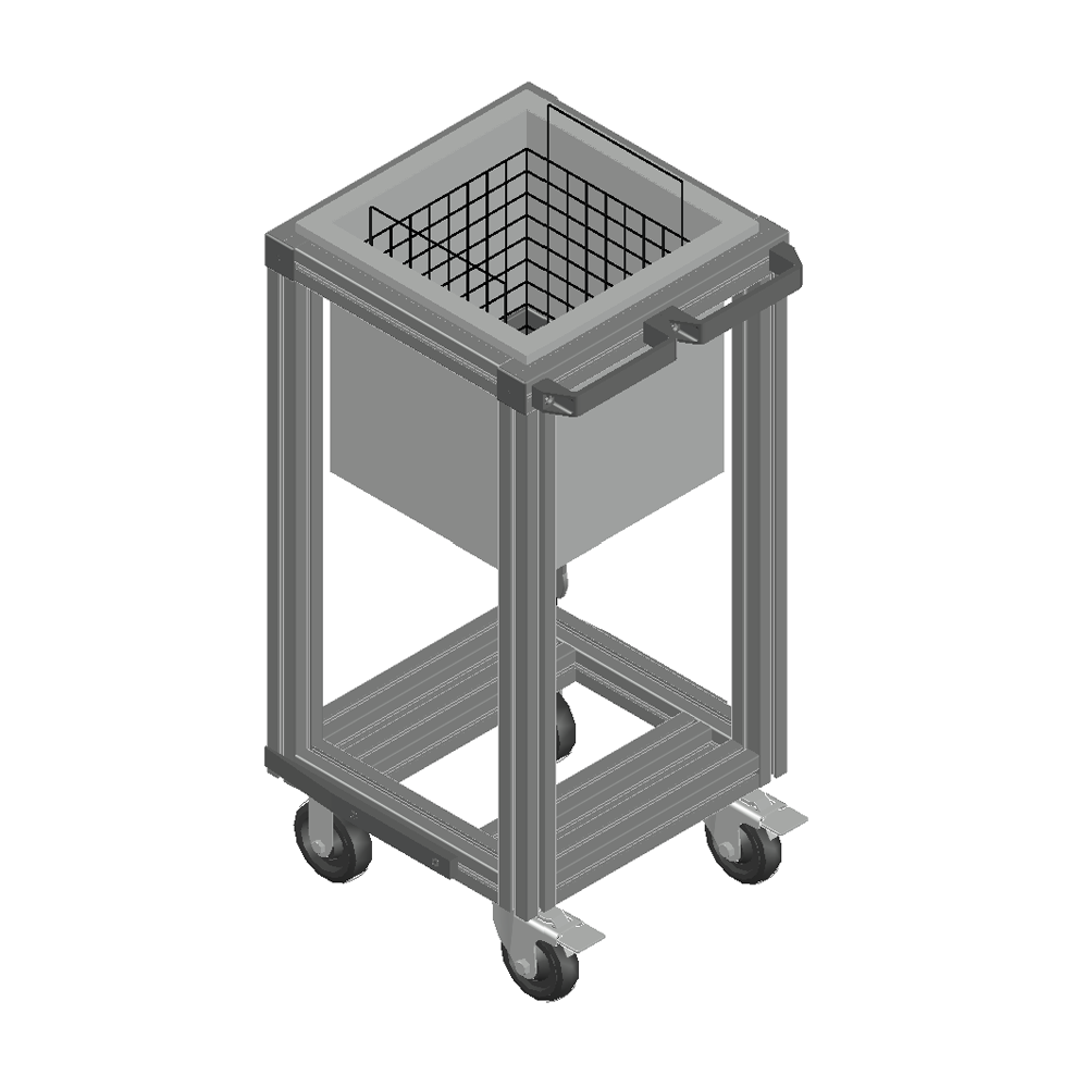 PART CLEANING CART 10659 MODULAR SOLUTION PART CLEANING CART (10659)
