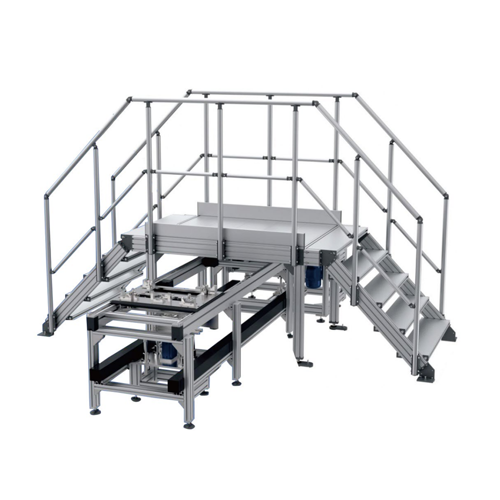 CONVEYOR STAIRS-1 MODULAR SOLUTION CONVEYOR CROSSOVER STAIRS