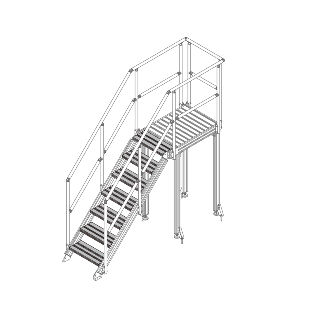 STAIR AND PLATFORM-2 MODULAR SOLUTION STAIR AND PLATFORM DESIGN-2