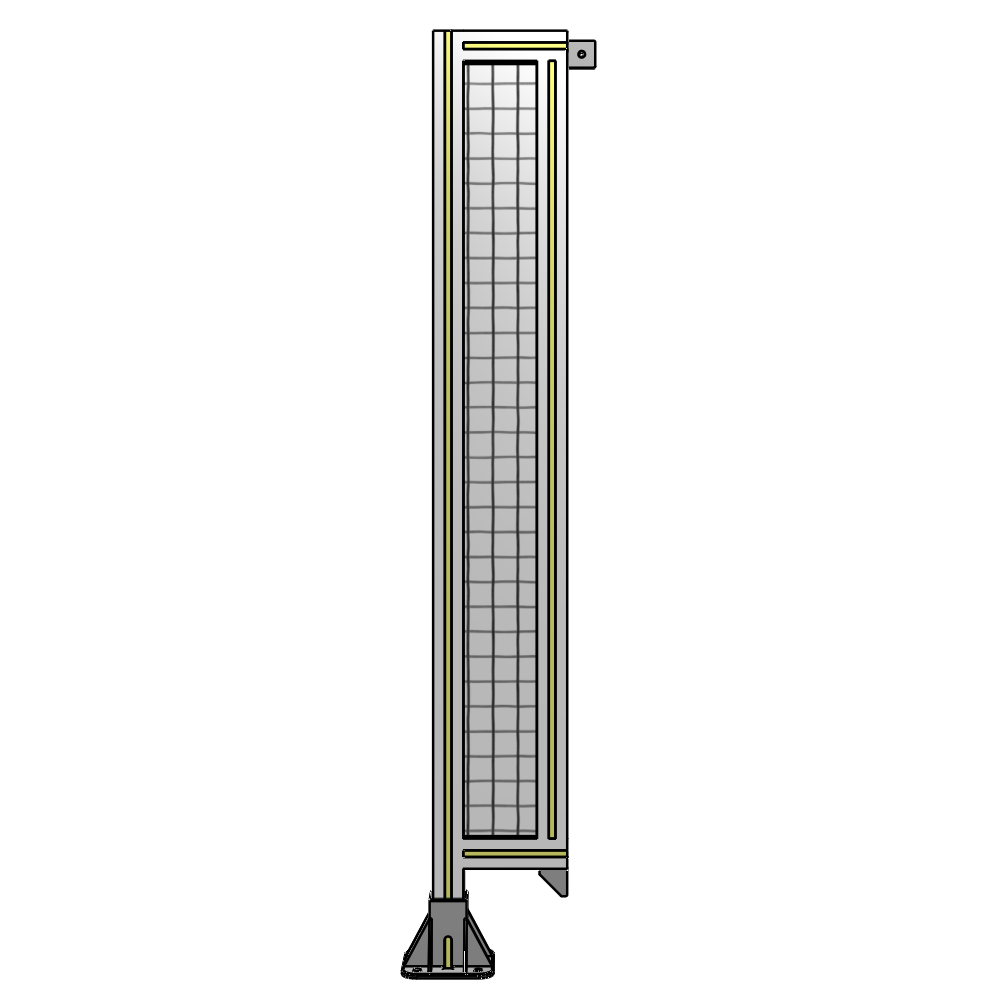 A1-1400-0200-0150-TYMFK GUARDING PANEL 1400MM TALL X 200MM WIDE 1'' MESH