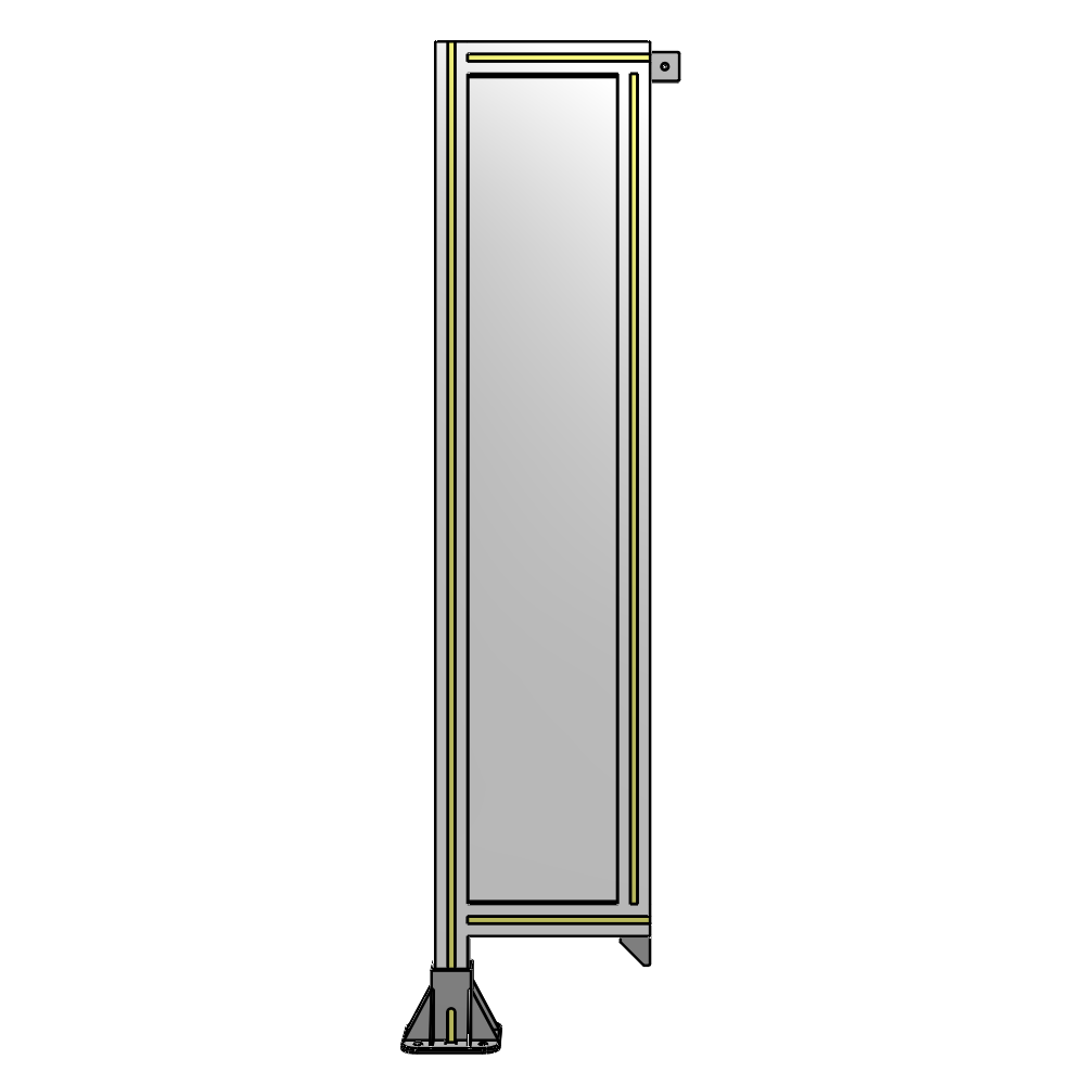 A1-1400-0300-0150-TYPFK GUARDING PANEL 1400MM TALL X 300MM WIDE 1/4'' POLYCARBONATE