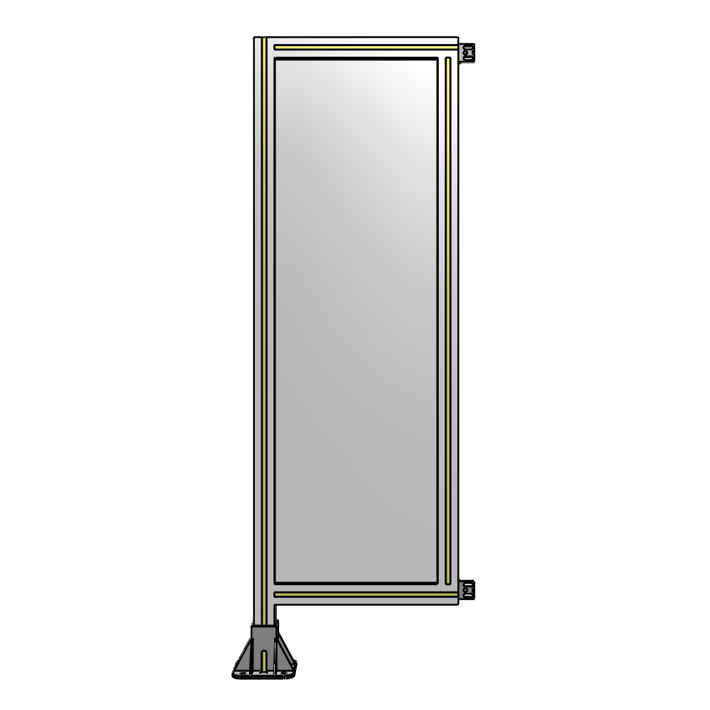 A1-1400-0450-0150-HYPFA GUARDING PANEL 1400MM TALL X 450MM WIDE 1/4'' POLYCARBONATE