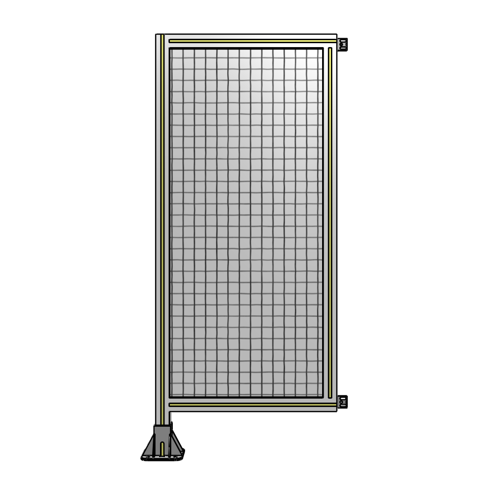 A1-1400-0600-0150-HYMFA GUARDING PANEL 1400MM TALL X 600MM WIDE 1'' MESH