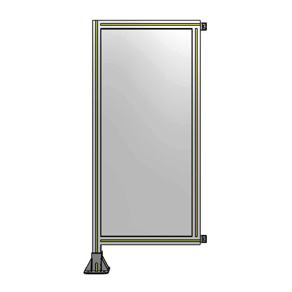 A1-1400-0600-0150-HYPFA GUARDING PANEL 1400MM TALL X 600MM WIDE 1/4'' POLYCARBONATE
