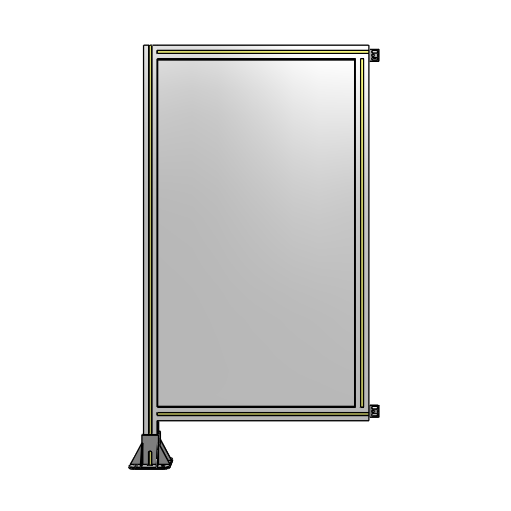 A1-1400-0750-0150-HYPFA GUARDING PANEL 1400MM TALL X 750MM WIDE 1/4'' POLYCARBONATE