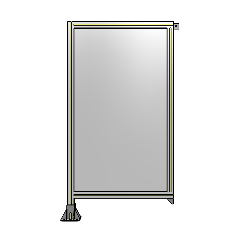 A1-1400-0750-0150-TYPFK GUARDING PANEL 1400MM TALL X 750MM WIDE 1/4'' POLYCARBONATE