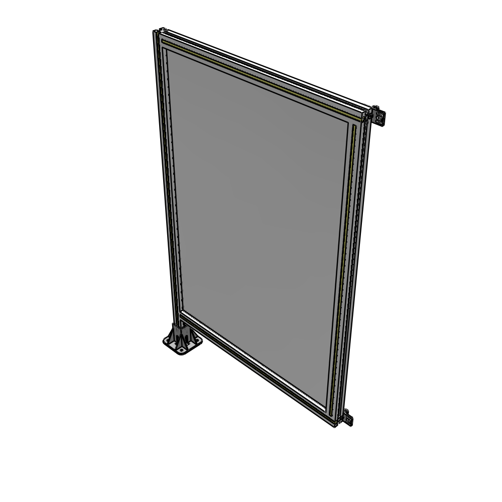 A1-1400-0900-0150-HYPFA GUARDING PANEL 1400MM TALL X 900MM WIDE 1/4'' POLYCARBONATE