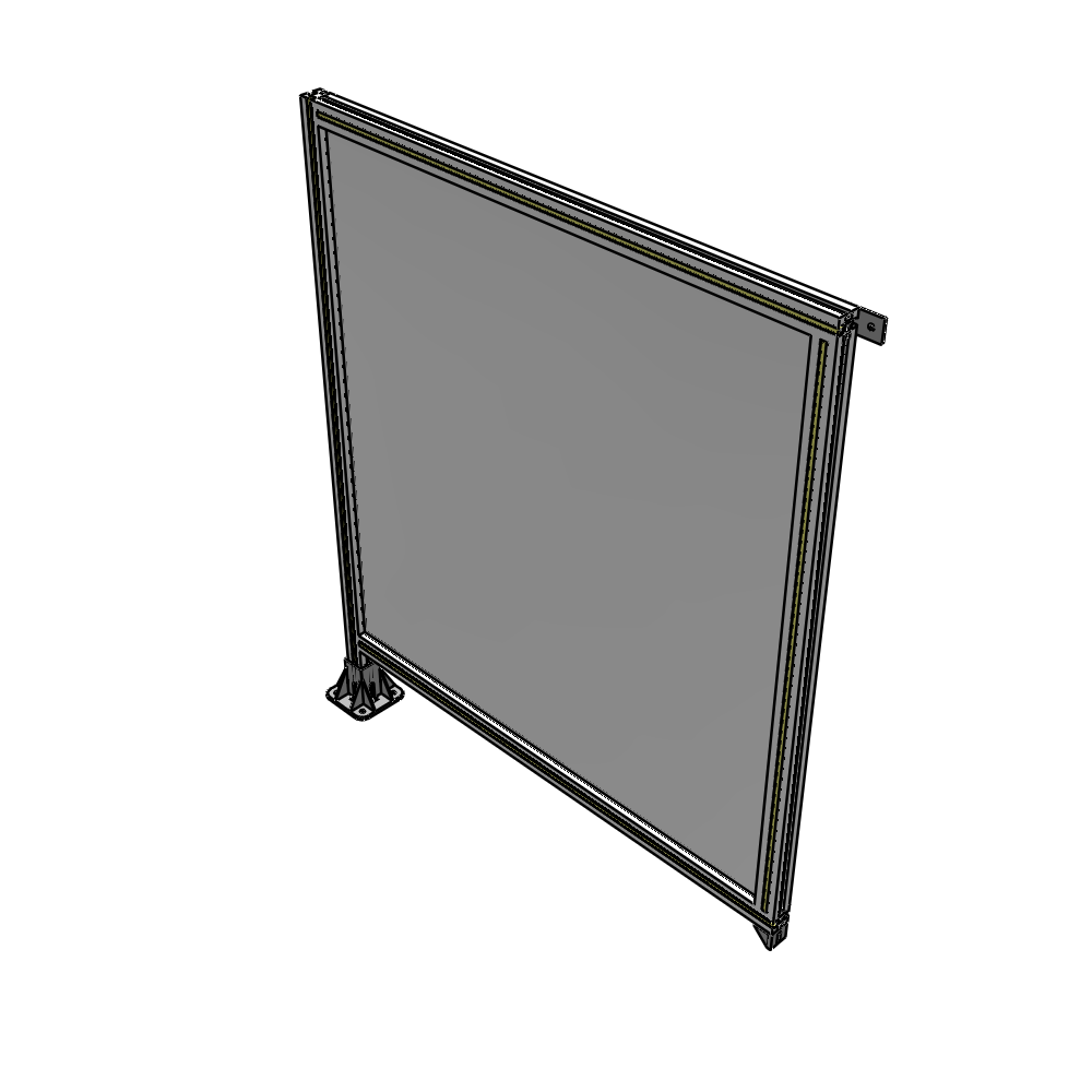 A1-1400-1200-0150-TYPFK GUARDING PANEL 1400MM TALL X 1200MM WIDE 1/4'' POLYCARBONATE