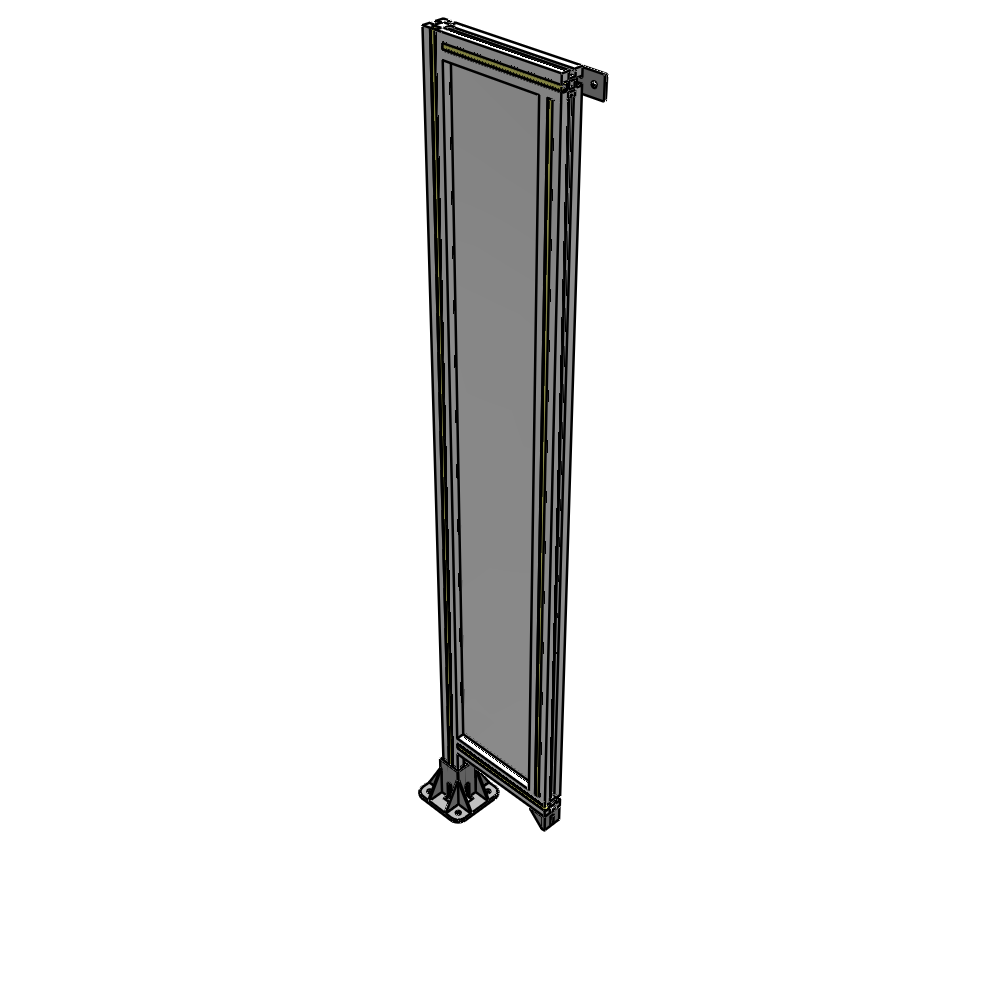 A1-1700-0300-0150-TYPFK GUARDING PANEL 1700MM TALL X 300MM WIDE 1/4'' POLYCARBONATE