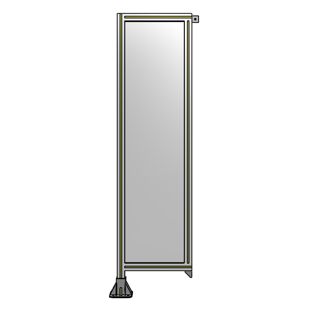 A1-1700-0450-0150-TYPFK GUARDING PANEL 1700MM TALL X 450MM WIDE 1/4'' POLYCARBONATE
