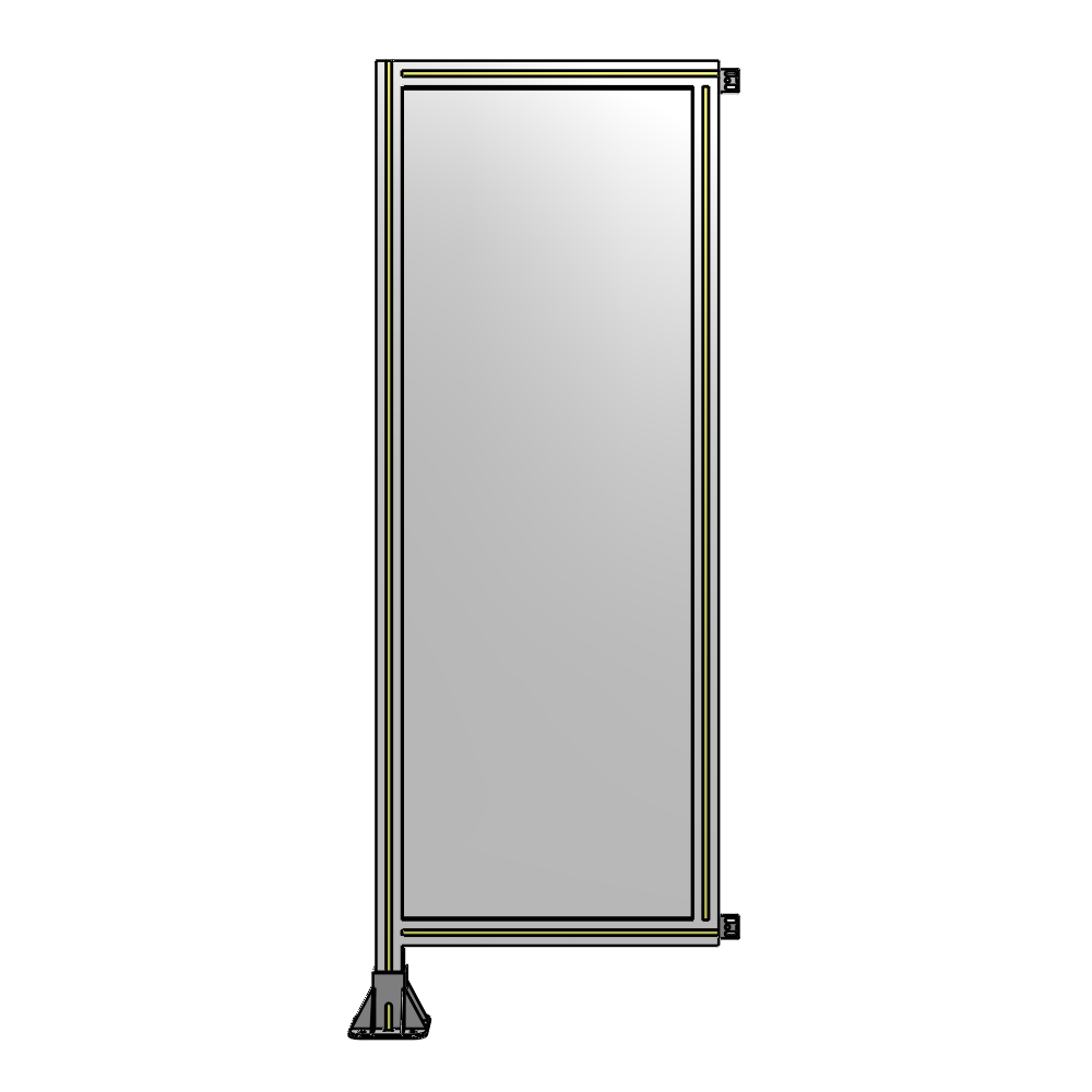 A1-1700-0600-0150-HYPFA GUARDING PANEL 1700MM TALL X 600MM WIDE 1/4'' POLYCARBONATE