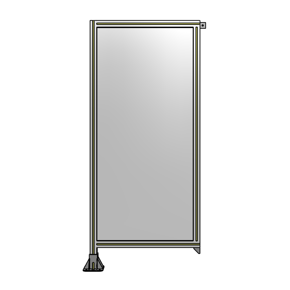 A1-1700-0750-0150-TYPFK GUARDING PANEL 1700MM TALL X 750MM WIDE 1/4'' POLYCARBONATE