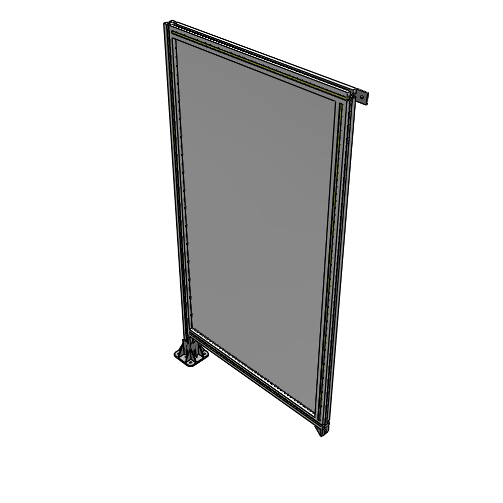 A1-1700-0900-0150-TYPFA GUARDING PANEL 1700MM TALL X 900MM WIDE 1/4'' POLYCARBONATE