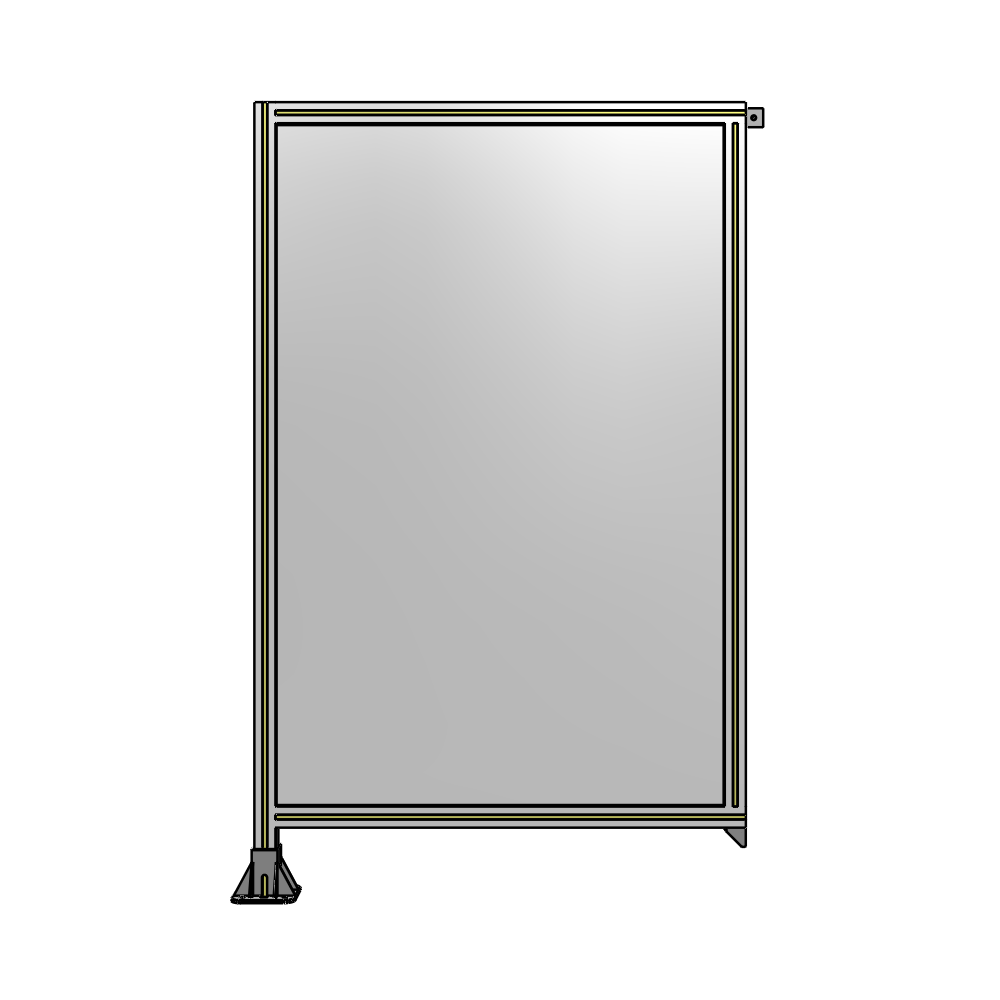 A1-1700-1050-0150-TYPFK GUARDING PANEL 1700MM TALL X 1050MM WIDE 1/4'' POLYCARBONATE