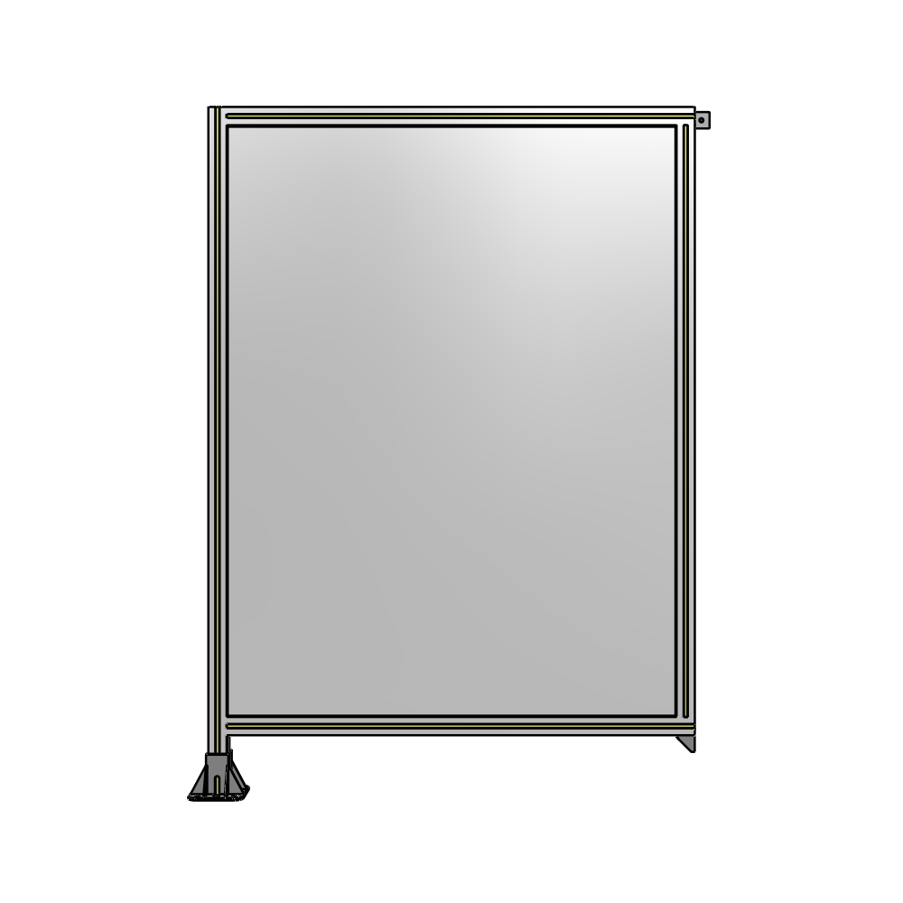 A1-1700-1200-0150-TYPFK GUARDING PANEL 1700MM TALL X 1200MM WIDE 1/4'' POLYCARBONATE