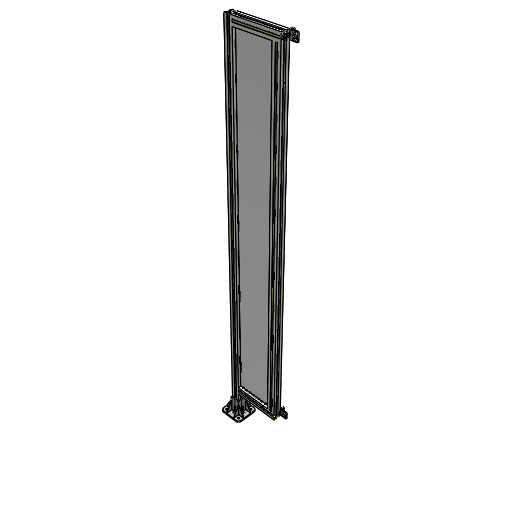 A1-2135-0300-0150-HYPFK GUARDING PANEL 2135MM TALL X 300MM WIDE 1/4'' POLYCARBONATE
