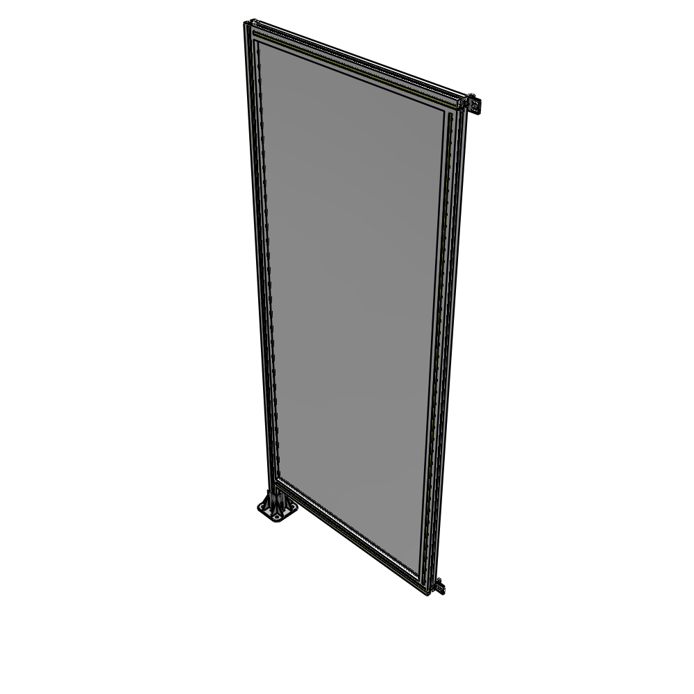 A1-2135-0900-0150-HYPFA GUARDING PANEL 2135MM TALL X 900MM WIDE 1/4'' POLYCARBONATE