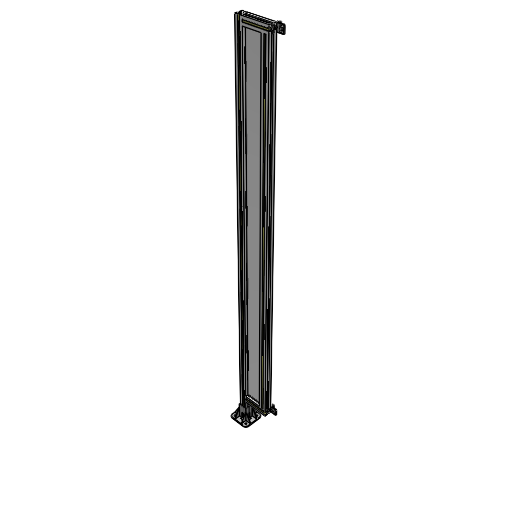 A1-2400-0200-0150-HYPFK GUARDING PANEL 2400MM TALL X 200MM WIDE 1/4'' POLYCARBONATE