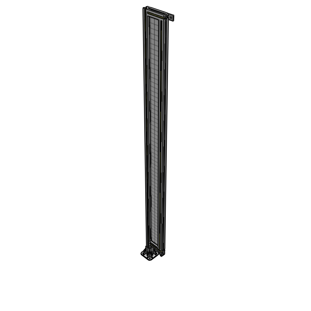 A1-2400-0200-0150-TYMFK GUARDING PANEL 2400MM TALL X 200MM WIDE 1'' MESH