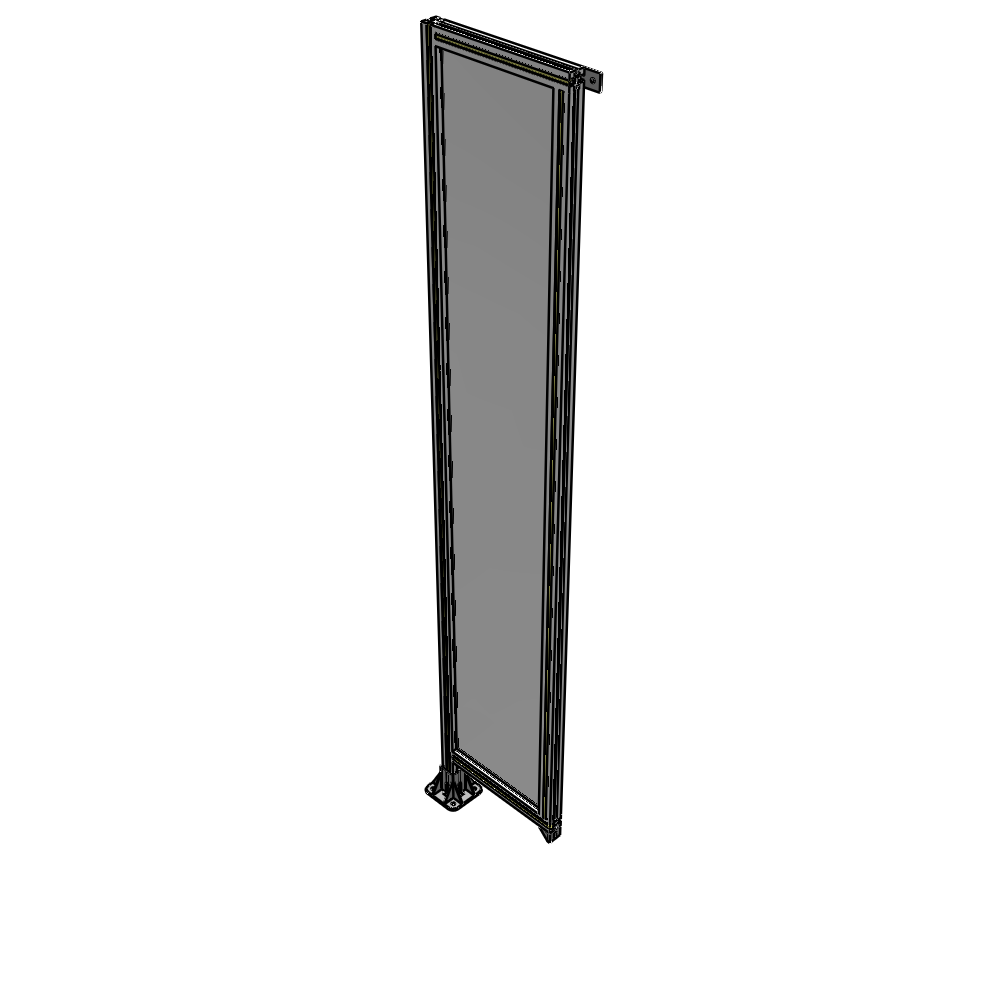 A1-2400-0450-0150-TYPFA GUARDING PANEL 2400MM TALL X 450MM WIDE 1/4'' POLYCARBONATE