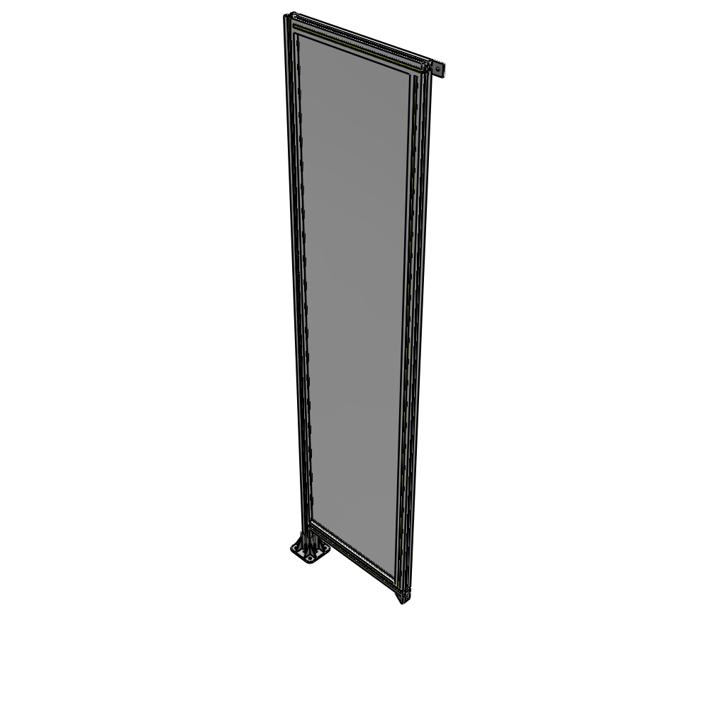 A1-2400-0600-0150-TYPFA GUARDING PANEL 2400MM TALL X 600MM WIDE 1/4'' POLYCARBONATE