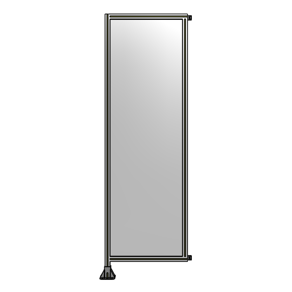 A1-2400-0750-0150-HYPFA GUARDING PANEL 2400MM TALL X 750MM WIDE 1/4'' POLYCARBONATE