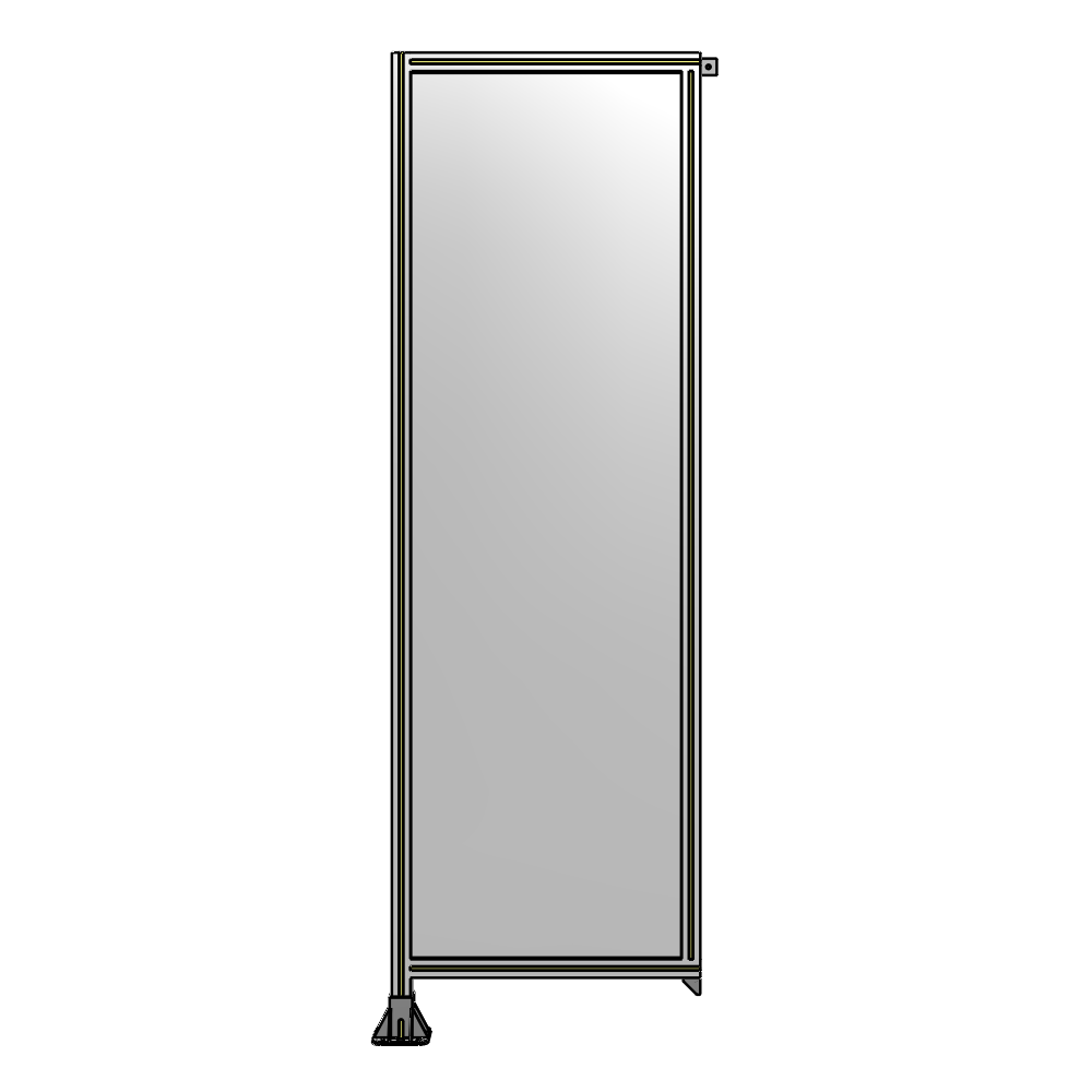 A1-2400-0750-0150-TYPFA GUARDING PANEL 2400MM TALL X 750MM WIDE 1/4'' POLYCARBONATE
