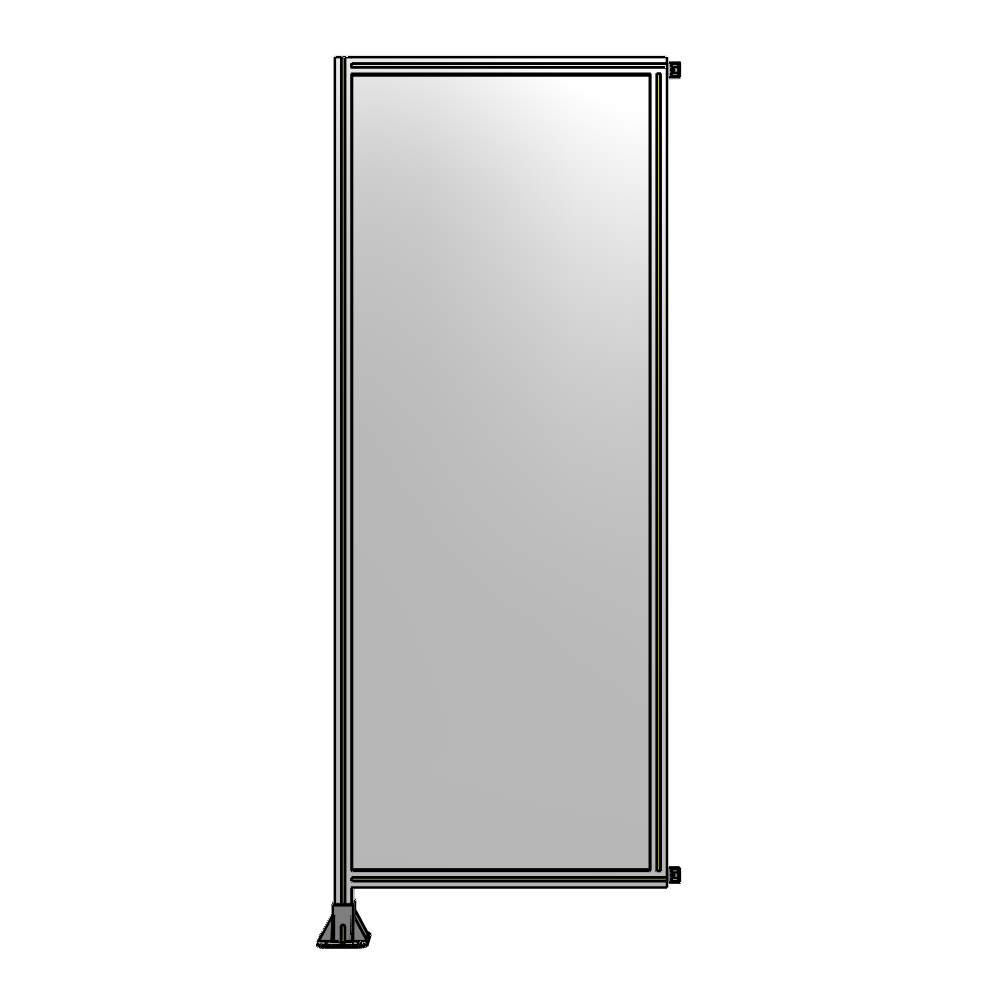 A1-2400-0900-0150-HYPFA GUARDING PANEL 2400MM TALL X 900MM WIDE 1/4'' POLYCARBONATE