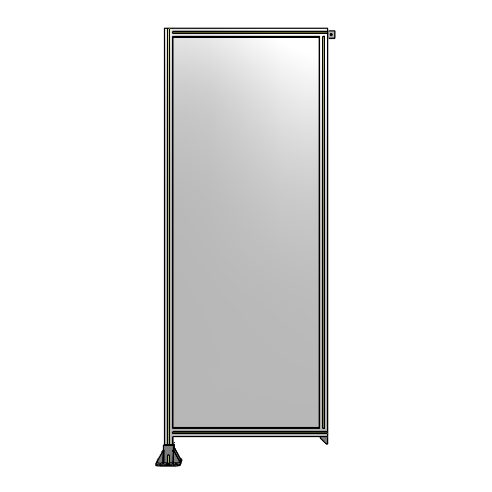 A1-2400-0900-0150-TYPFK GUARDING PANEL 2400MM TALL X 900MM WIDE 1/4'' POLYCARBONATE