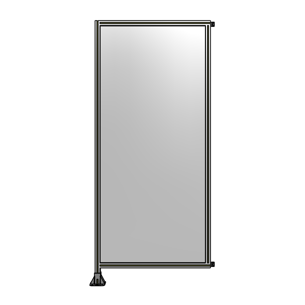 A1-2400-1050-0150-HYPFK GUARDING PANEL 2400MM TALL X 1050MM WIDE 1/4'' POLYCARBONATE