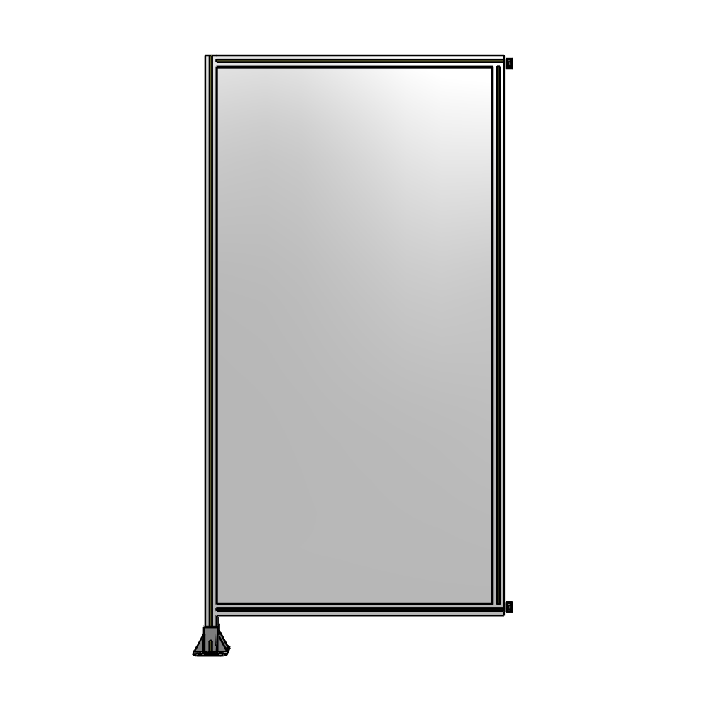 A1-2400-1200-0150-HYPFK GUARDING PANEL 2400MM TALL X 1200MM WIDE 1/4'' POLYCARBONATE