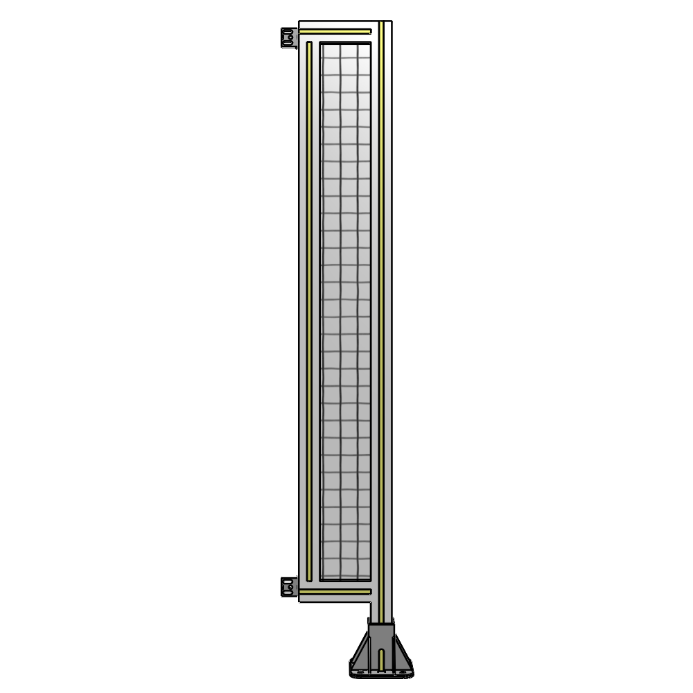 A2-1400-0200-0150-HYMFA GUARDING PANEL 1400MM TALL X 200MM WIDE 1'' MESH