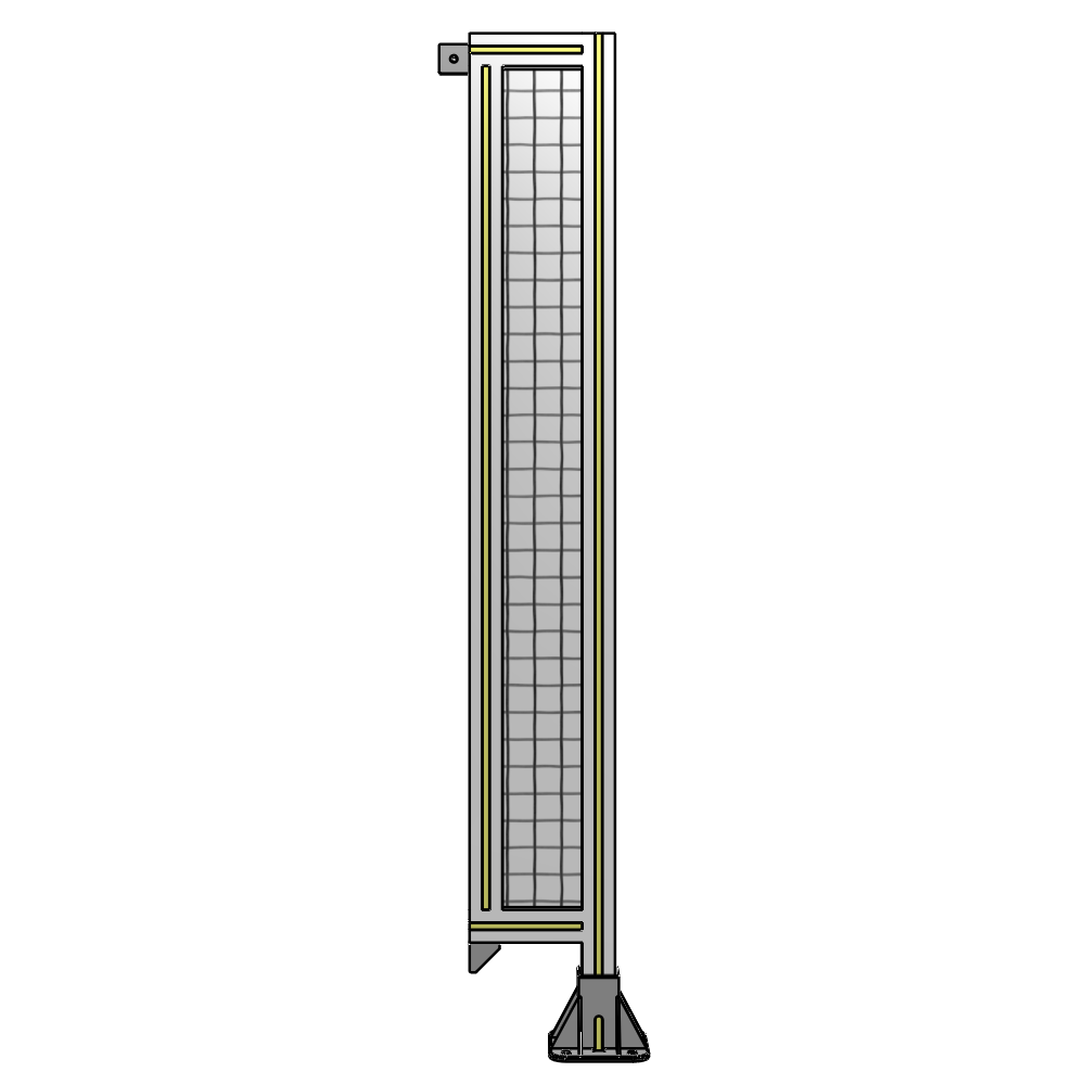 A2-1400-0200-0150-TYMFA GUARDING PANEL 1400MM TALL X 200MM WIDE 1'' MESH