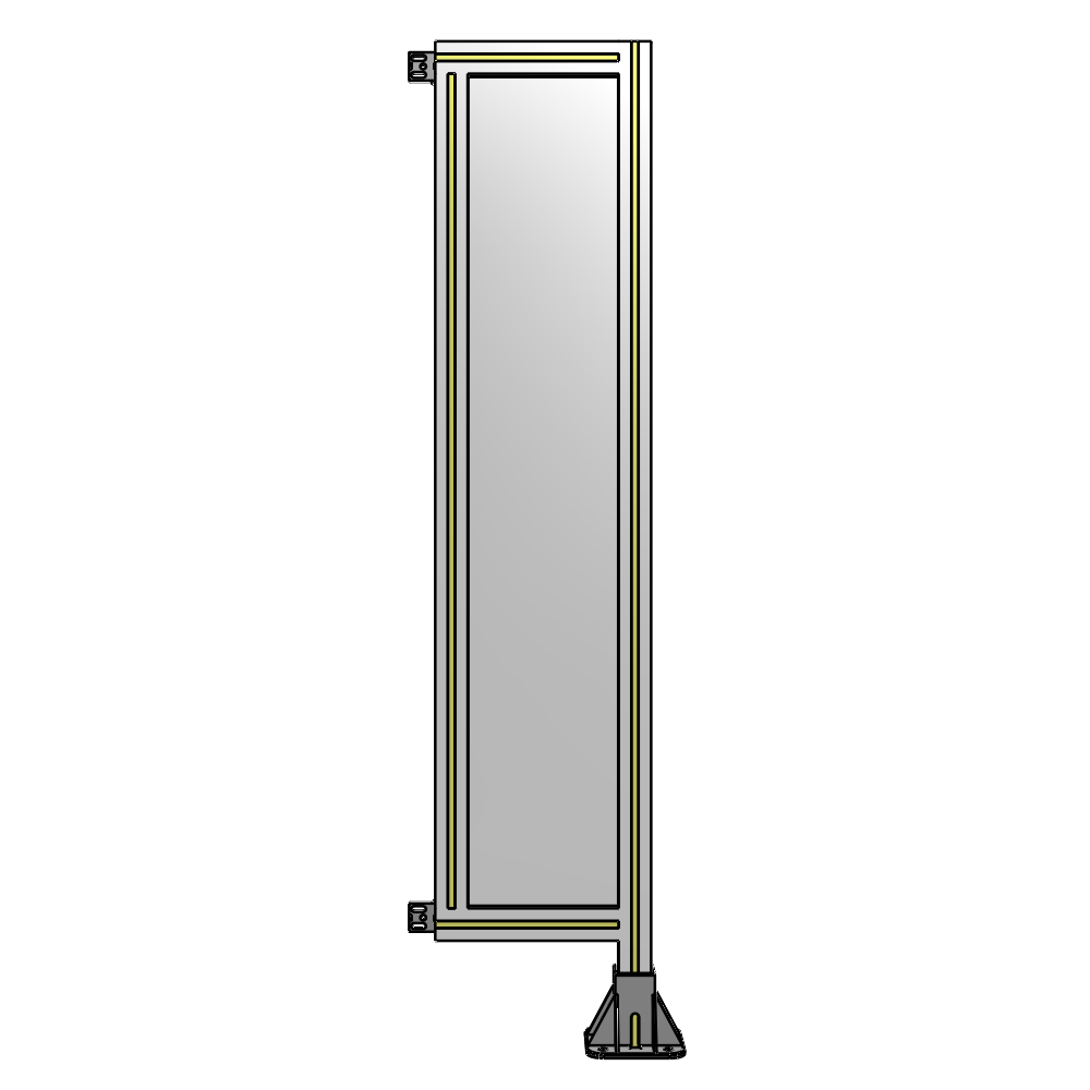 A2-1400-0300-0150-HYPFA GUARDING PANEL 1400MM TALL X 300MM WIDE 1/4'' POLYCARBONATE