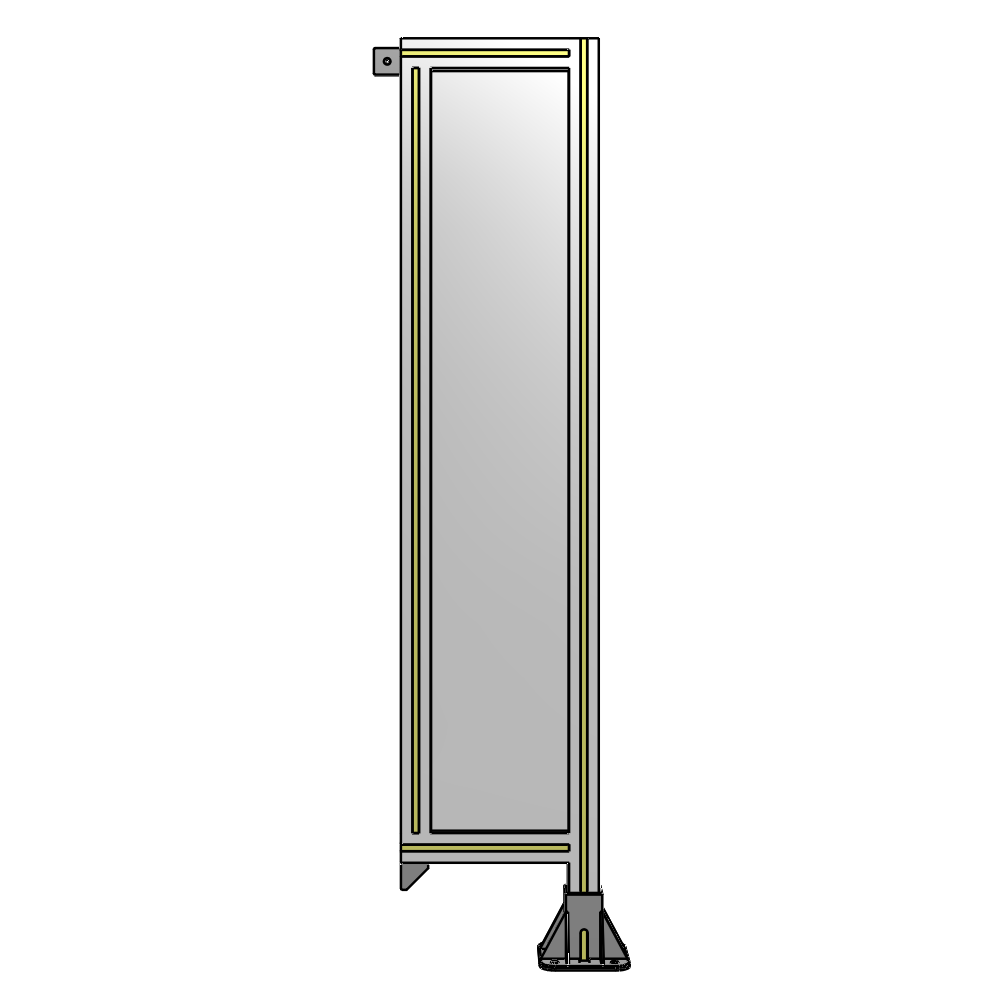 A2-1400-0300-0150-TYPFA GUARDING PANEL 1400MM TALL X 300MM WIDE 1/4'' POLYCARBONATE