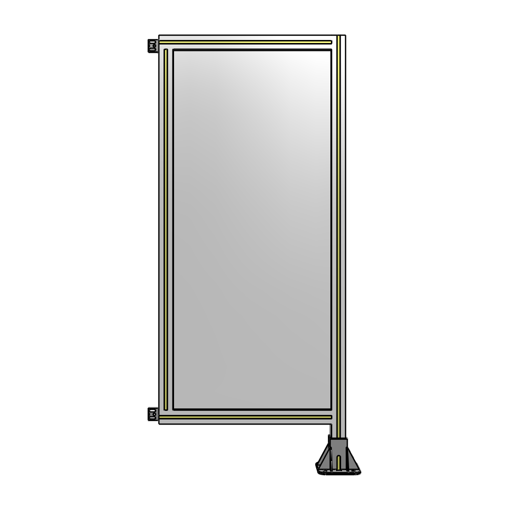 A2-1400-0600-0150-HYPFK GUARDING PANEL 1400MM TALL X 600MM WIDE 1/4'' POLYCARBONATE