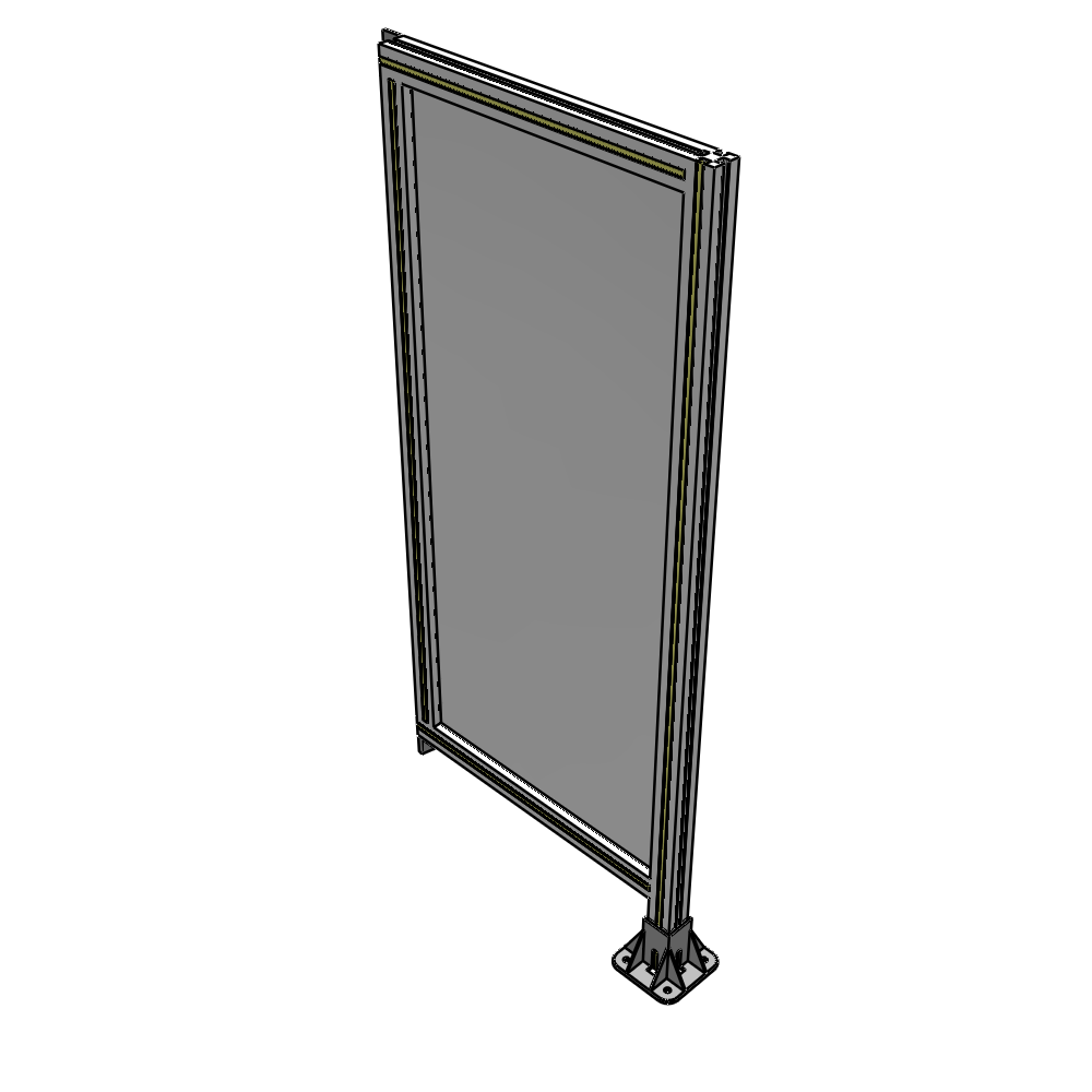A2-1400-0600-0150-TYPFA GUARDING PANEL 1400MM TALL X 600MM WIDE 1/4'' POLYCARBONATE
