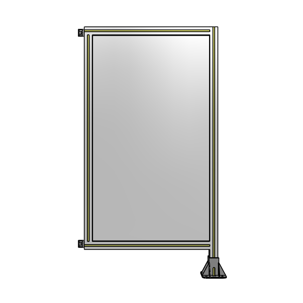 A2-1400-0750-0150-HYPFK GUARDING PANEL 1400MM TALL X 750MM WIDE 1/4'' POLYCARBONATE