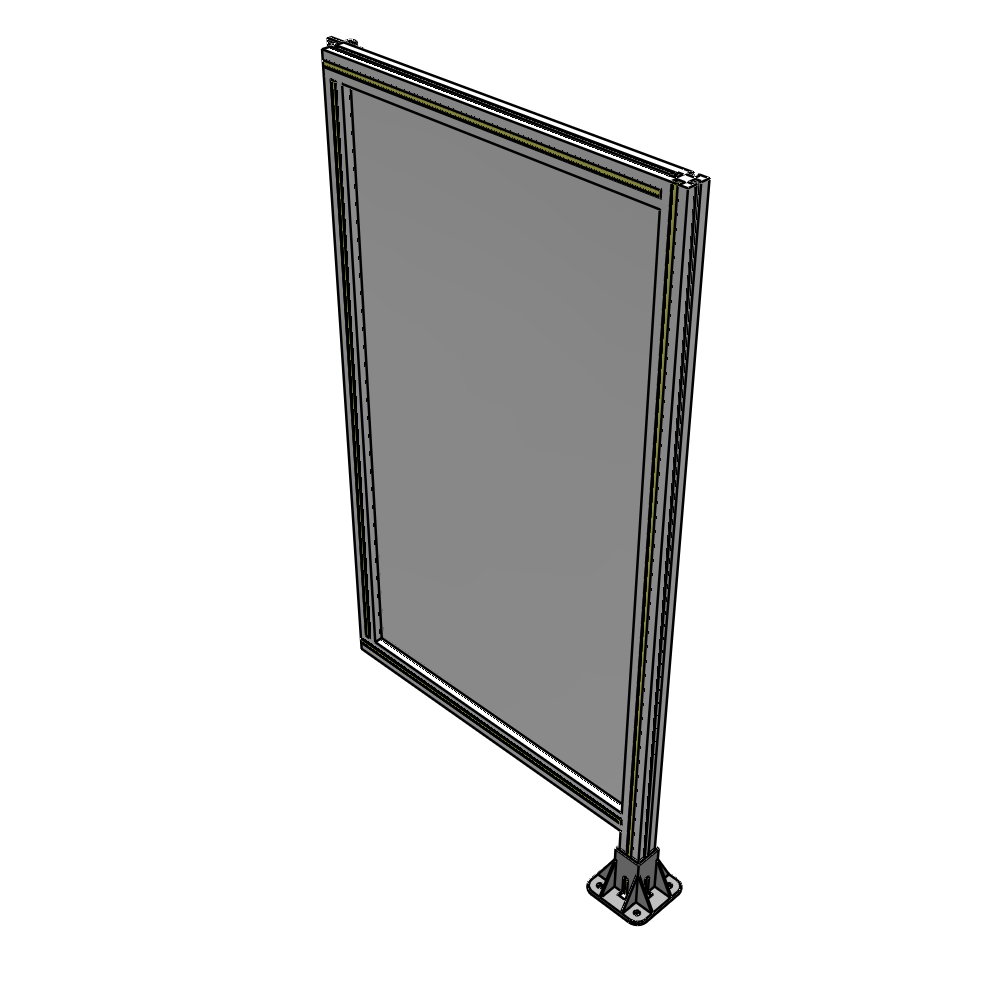 A2-1400-0750-0150-HYPFK GUARDING PANEL 1400MM TALL X 750MM WIDE 1/4'' POLYCARBONATE
