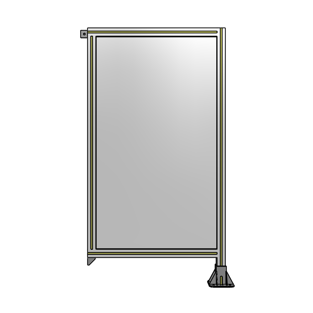 A2-1400-0750-0150-TYPFK GUARDING PANEL 1400MM TALL X 750MM WIDE 1/4'' POLYCARBONATE