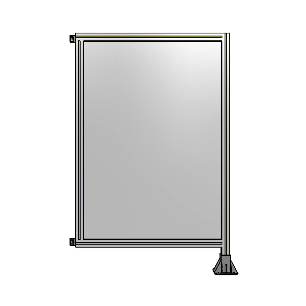 A2-1400-0900-0150-HYPFA GUARDING PANEL 1400MM TALL X 900MM WIDE 1/4'' POLYCARBONATE