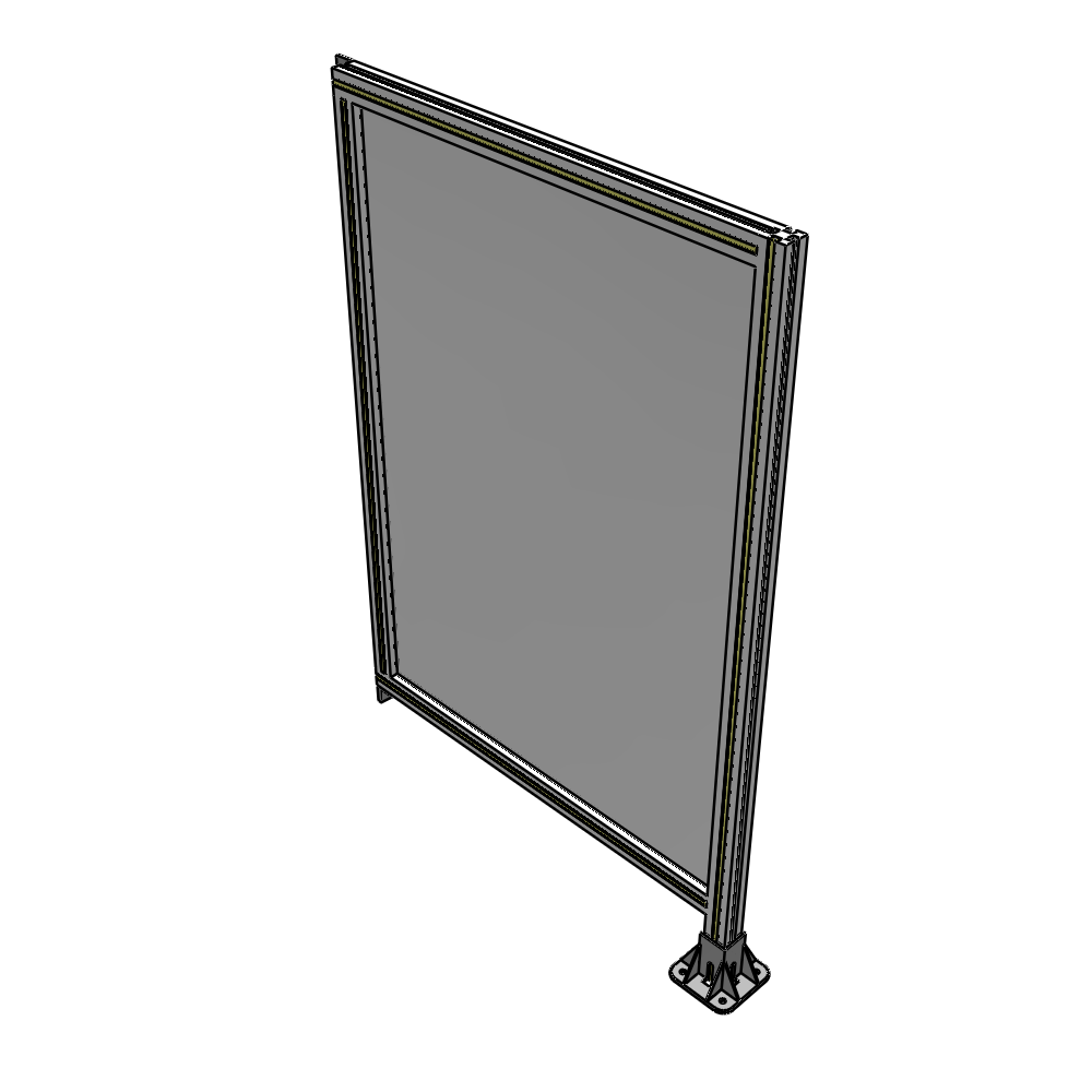 A2-1400-0900-0150-TYPFK GUARDING PANEL 1400MM TALL X 900MM WIDE 1/4'' POLYCARBONATE
