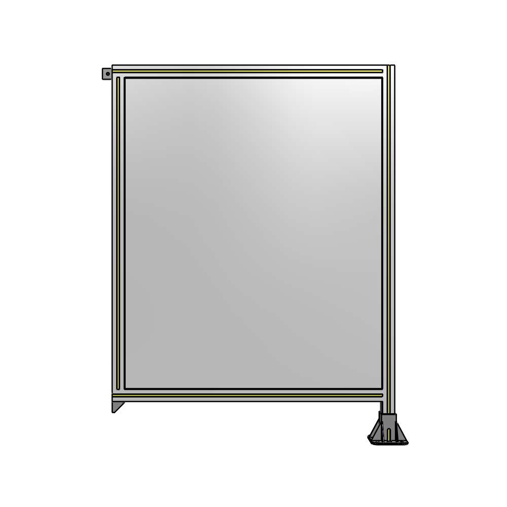 A2-1400-1050-0150-TYPFA GUARDING PANEL 1400MM TALL X 1050MM WIDE 1/4'' POLYCARBONATE