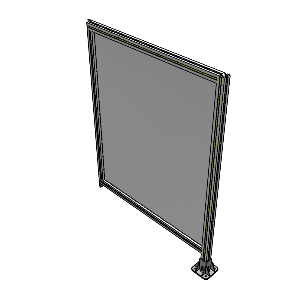 A2-1400-1050-0150-TYPFA GUARDING PANEL 1400MM TALL X 1050MM WIDE 1/4'' POLYCARBONATE
