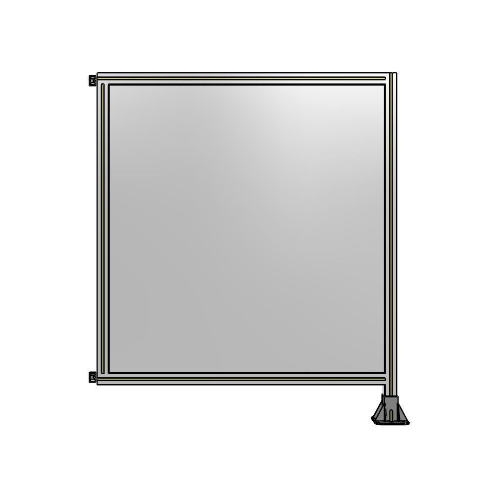 A2-1400-1200-0150-HYPFK GUARDING PANEL 1400MM TALL X 1200MM WIDE 1/4'' POLYCARBONATE